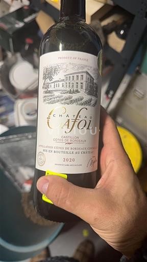 Bordeaux Côtes-de-Bordeaux Château Cafol 2020