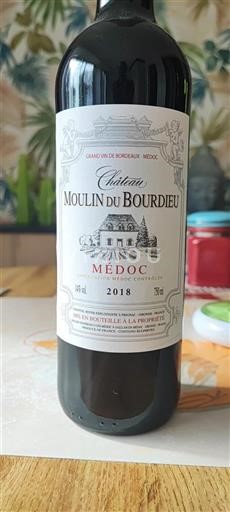 Bordeaux Médoc Château Moulin Du Bourdieu 2018