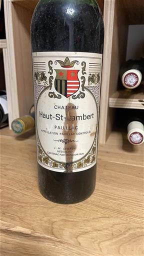 Bordeaux Pauillac Grand Cru Hautstlambert 1971