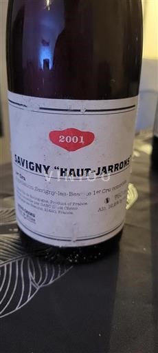 Borgogna Savigny-lès-Beaune Premier Cru Louis Chenu Haut-Jarrons 2001