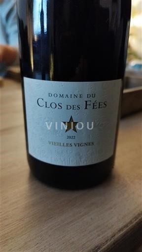 Roussillon Côtes du Roussillon Villages Clos Des Fées Vieilles Vignes 2022