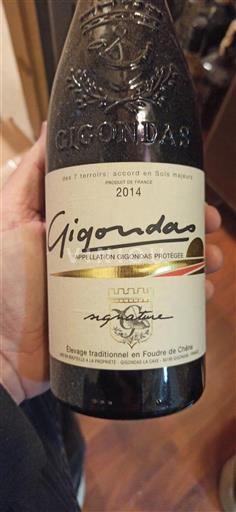 Vallée du Rhône Gigondas Signature 2014