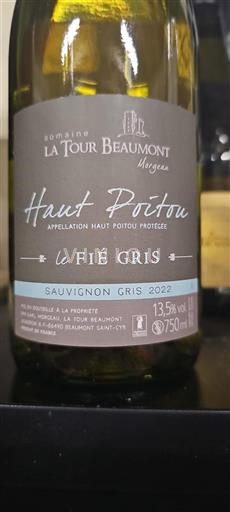 Poitou-Charentes Haut-Poitou La Tour Beaumont Le Fié Gris 2022