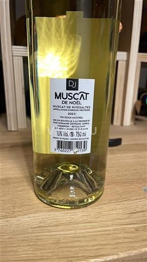 Roussillon Muscat de Rivesaltes Domaine Deprade Jorda Muscat de Noël 2023