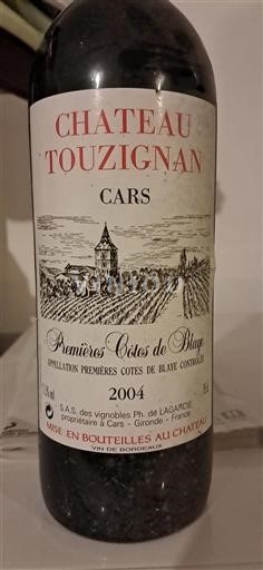Bordeaux Château Touzignan 2004