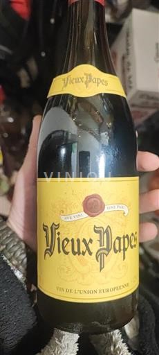 Rhônedalen Châteauneuf-du-Pape Vieux Papes Icke årgångsbetecknad