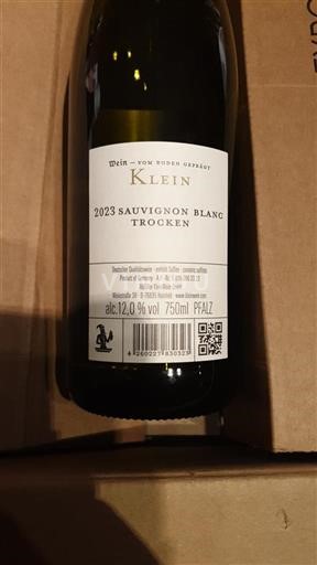 Palatinate Unspecified Klein Sauvignon Blanc Trocken 2023