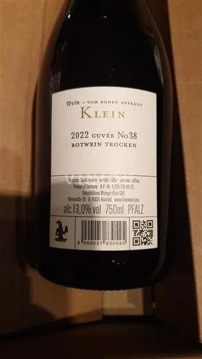 Palatinate Unspecified Klein No38 2022