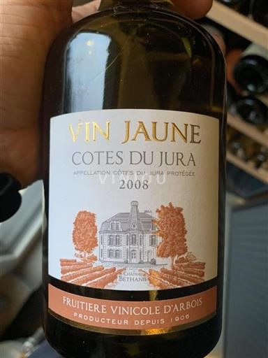 Jura Côtes-du-jura Bethanie Vin Jaune 2008