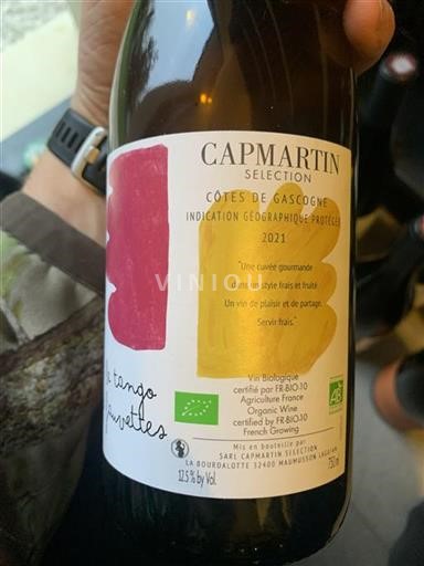 South West Côtes de Gascogne Domaine Capmartin 2021