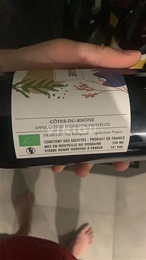 Rhônetal Côtes du Rhône Pierre Henry Dupeyre 2021