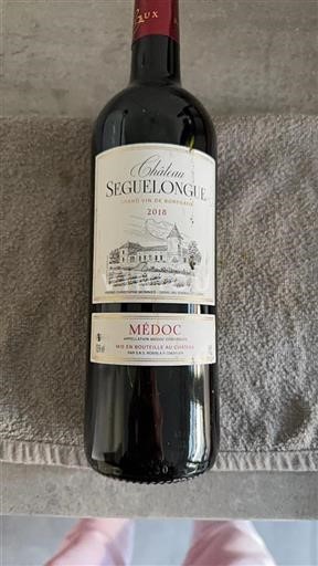 Bordeaux Médoc Château Seguelongue 2018