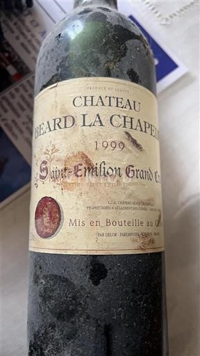 Bordeaux Saint-Émilion Grand Cru Grand Cru Château Béard La Chapelle 1999