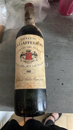Bordeaux Saint-Émilion Grand Cru Grand Cru La Gaffeliere 1982