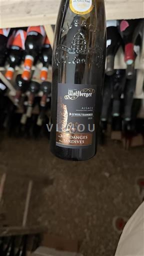 Vin Blanc moelleux Vendanges tardives Wolfberger 2020 France Alsace