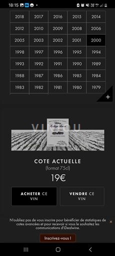 Bordeaux Haut-Médoc Château Lestage Simon 2000