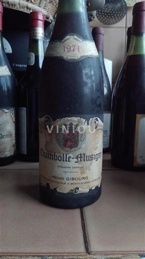 Bourgogne Chambolle-Musigny Henri Gibourg 1974