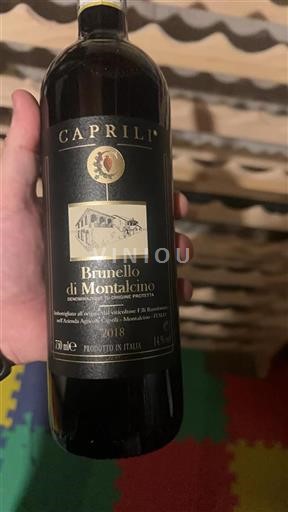 Toscana Brunello di Montalcino. Caprili 2018