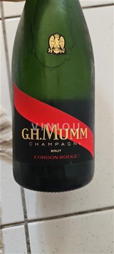 Vin Rouge brut Cordon Rouge G.H. Mumm Non millésimé France Champagne