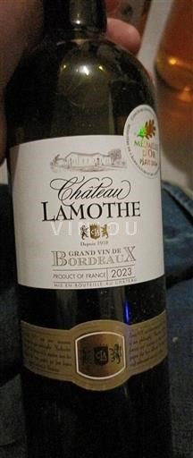 Bordeaux Ospecificerad Château Lamothe 2023