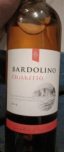 Vénétie Bardolino Chiaretto 2018
