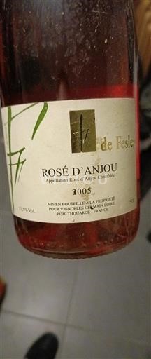 Vallée de la Loire Rosé-d'anjou Château Fesles 2005