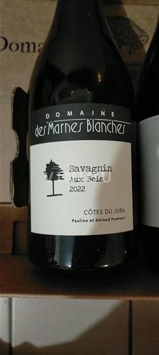 Jura Côtes du Jura Domaine Des Marnes Blanches Savagnin Aux Bois 2022