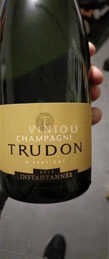 Champaña Champán Trudon Instantanée 2016