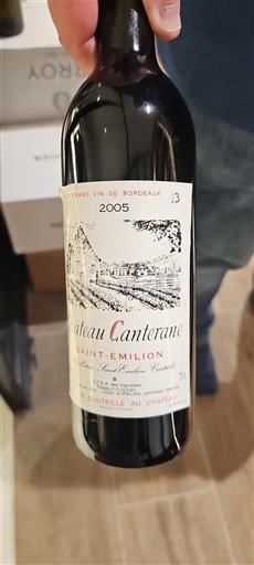 Bordeaux Saint-Émilion Château Canterane 2005