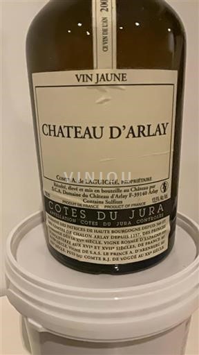 Vin Blanc sec Vin Jaune Château Arlay 2008 France Jura Côtes-du-jura