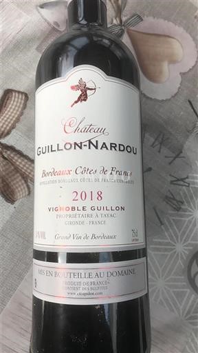 Bordeaux Non specificato Château Guillonnardou 2018