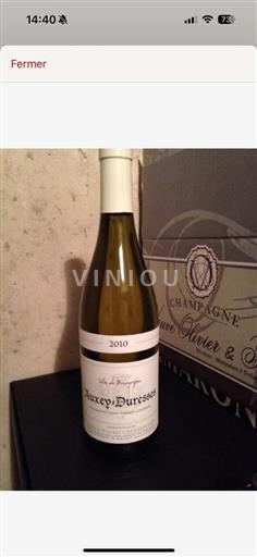 Bourgogne Auxey-duresses AOP / AOC Alain Et Vincent Creusefond Auxey-Duresses 2010