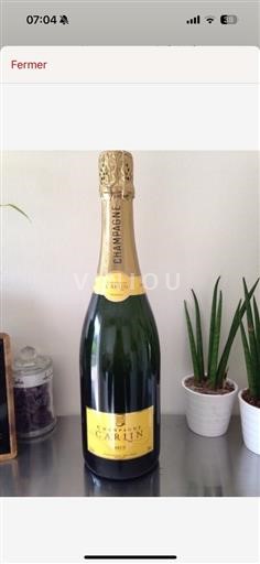 Šampanja Šampanjec AOP / AOC Carlin Brut Neleten.