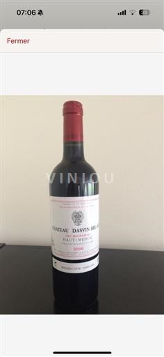 Bordeaux Haut-Médoc Cru Bourgeois Château Dasvinbelair (blank) 2006