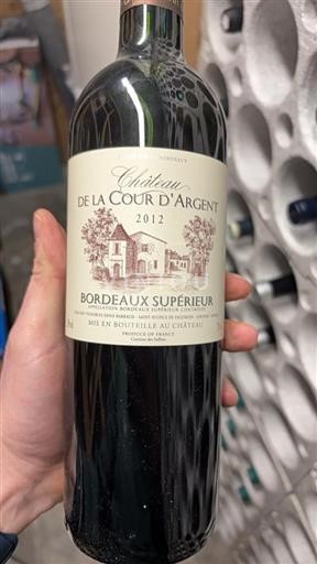 Bordeaux Saint-Émilion Grand Cru Grand Cru Château La Cour Argent (blank) 2012