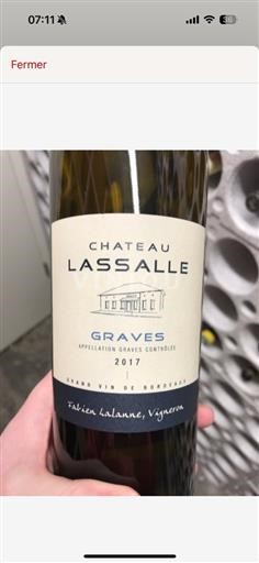 Bordeaux Graves (blank) Château Lassalle Graves 2017