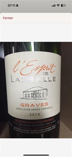 Bordeaux Graves (blank) Château Lassalle (blank) 2015