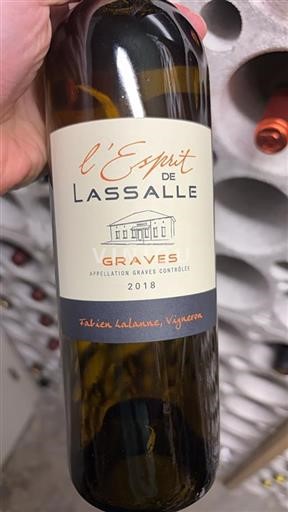 Bordeaux Graves (blank) Château Lassalle L’esprit De Lassalle 2018