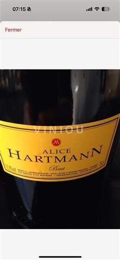 Luxemburgin Mosel AOC / AOP Alice Hartmann Crémant de Luxembourg Ei vuosikertaa