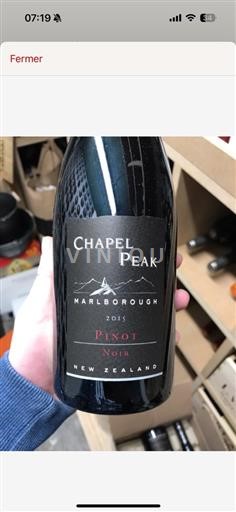 Marlborough (blank) Domaine Laporte Chapel Peak 2015