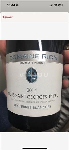 Borgogna Nuits-Saint-Georges 1er Cru Patrice Rion (blank) 2014