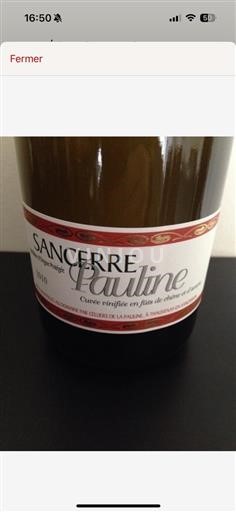 Loiretal Sancerre AOP / AOC Eric Louis Les Celliers de la Pauline 2011
