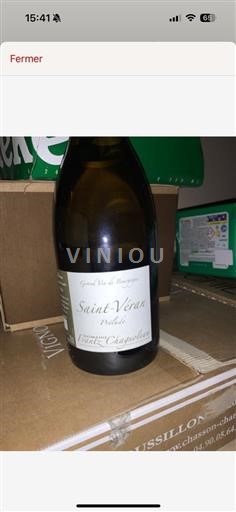 Bourgondië Saint-Véran (blank) Domaine Frantz Chagnoleau Saint Véran 2020