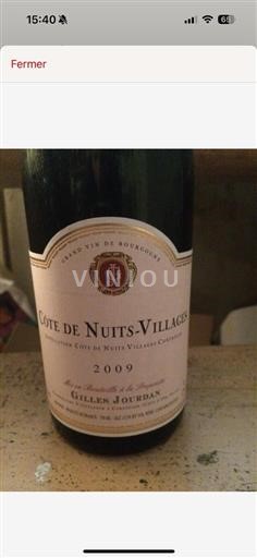 Bourgondië Côte de Nuits Villages AOP / AOC Gilles Jourdan Cotes De Nuits-Villages 2009