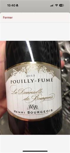 Loirevallei Pouilly-fumé AOP / AOC Domaine Henri Bourgeois La Demoiselle de Bourgeois 2013
