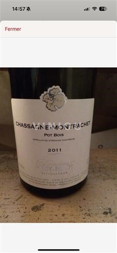 Borgogna Chassagne-Montrachet AOP / AOC Domaine Lamypillot Chassagne-Montrachet - Pot Bois 2011