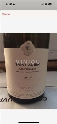 Borgogna Saint-Aubin AOP / AOC Domaine Lamypillot Saint-Aubin - Les Pucelles 2012