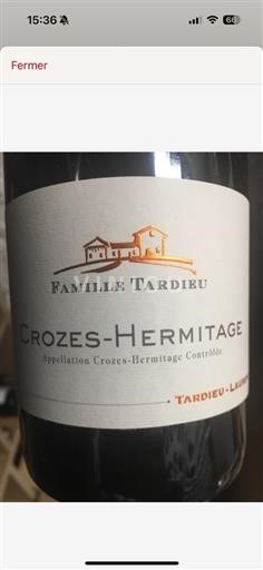 Valle del Rodano Crozes-Hermitage AOP / AOC Laurent Tardieu Grande Bastide 2015