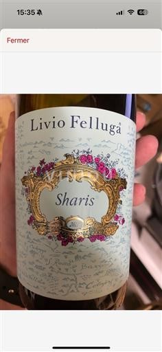 Friuli Venezia Giulia Colli Orientali del Friuli (blank) Livio Felluga Sharis 2019