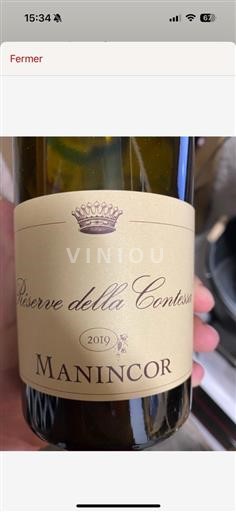 Trentin-Haut-Adige (blank) Manincor Réserve della Contessa 2019